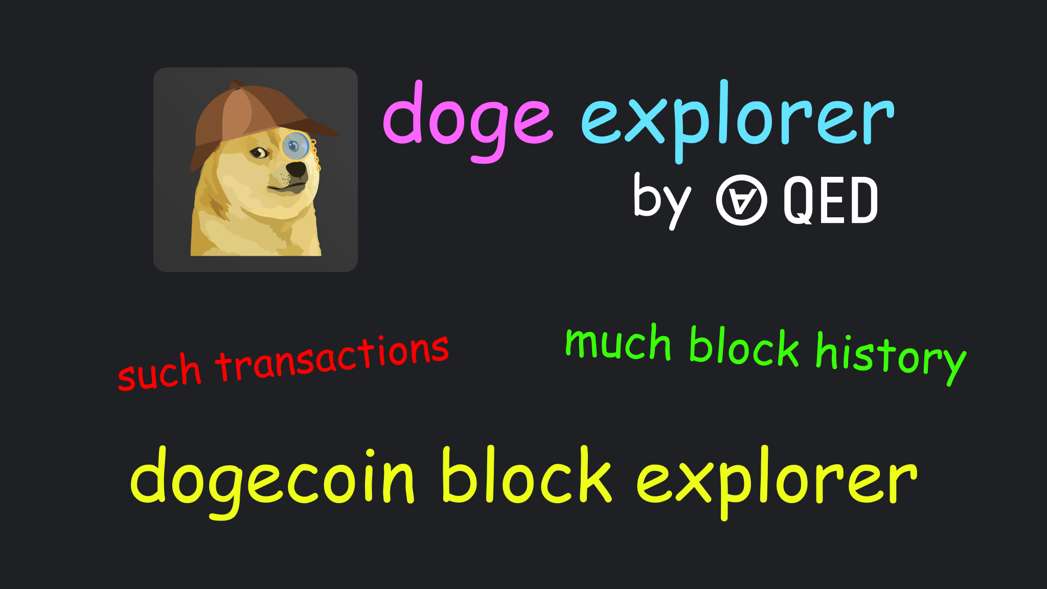 Dogecoin Testnet Explorer by QED